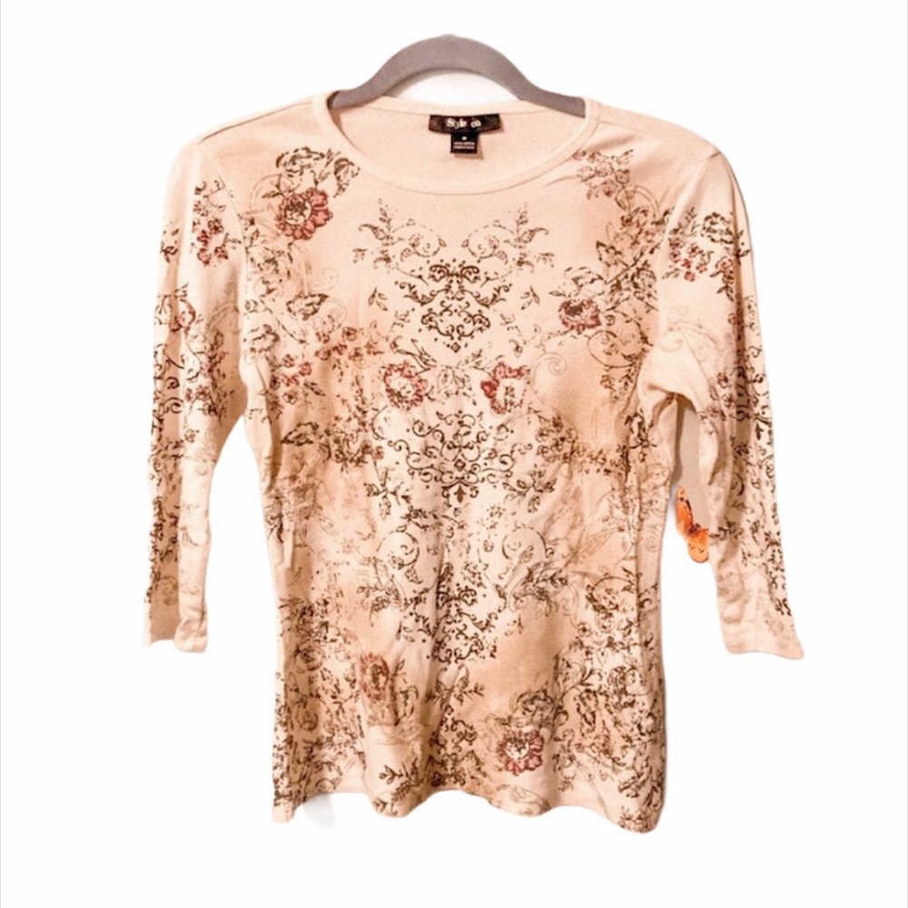 Style & Co 100% cotton top